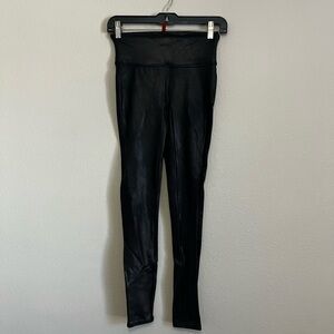 SPANX Faux Leather Leggings size small
